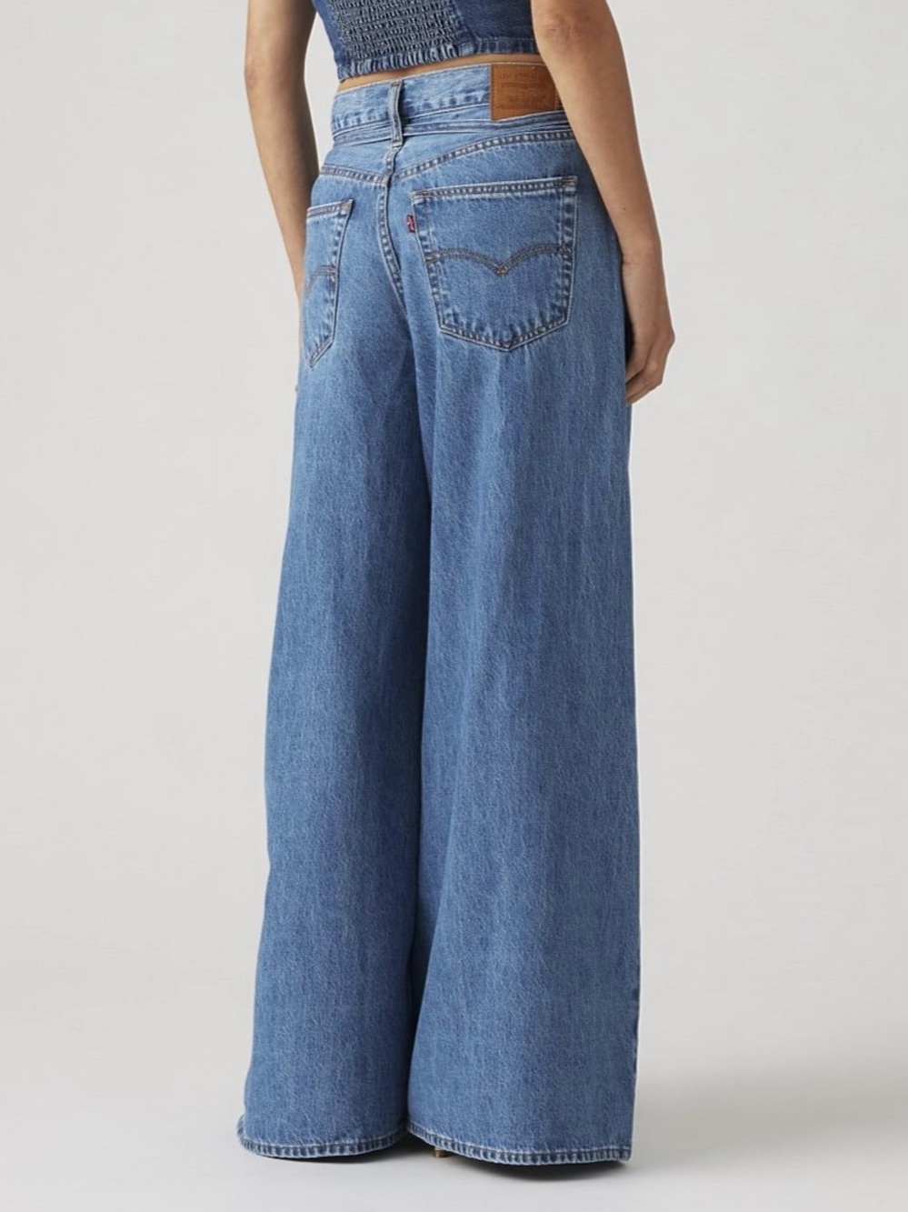 Levi’s Super Wide XL Leg Cause and Effect Denim Jeans SZ 26 - Picture 4 of 9